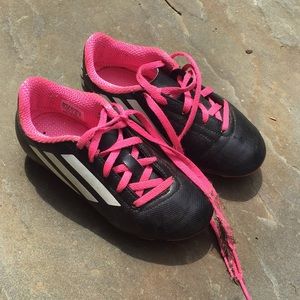 Girls Adidas Soccer Cleats, Size 13 kids